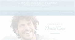 Desktop Screenshot of corneroaksdental.com